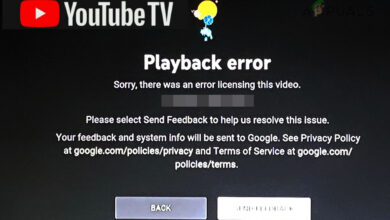 YouTube TV Error Licensing Video Roku